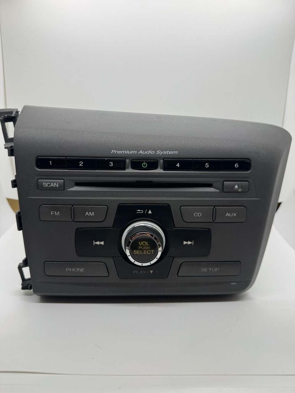 2012 Honda Civic OEM Premium Audio System AM/FM CD Player, P/N 39100-TR0-A91